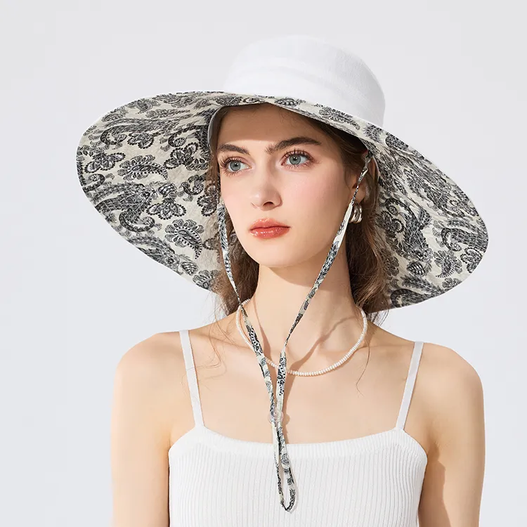 Fancet Studios 100% Cotton Sun Protection Hats Women's-2