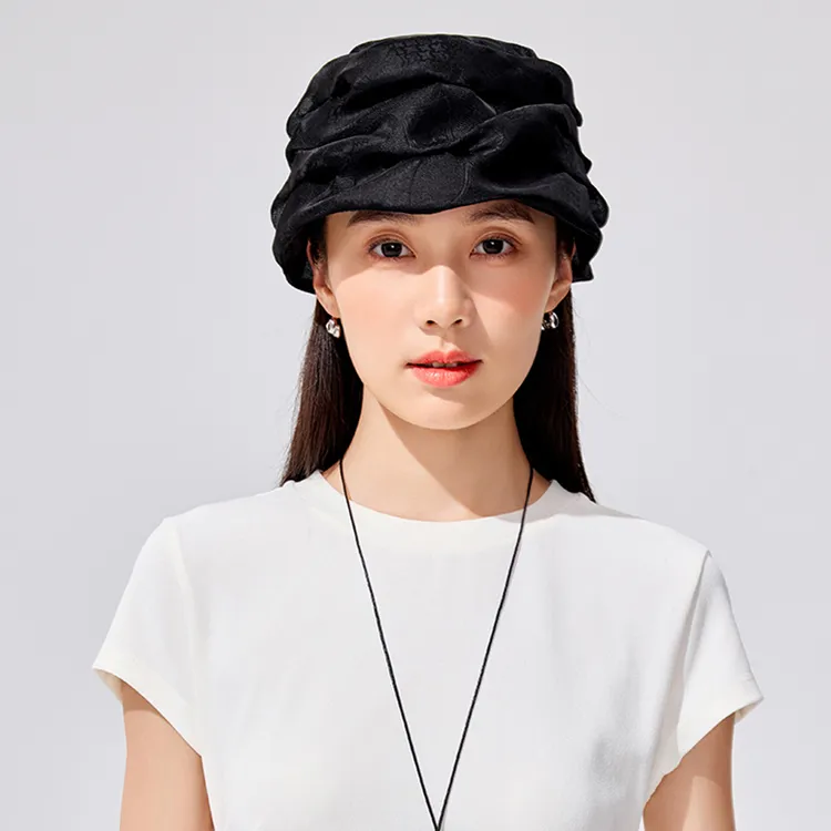 SIGGI STUDIOS Mulberry Silk Bucket Hats Women's-2