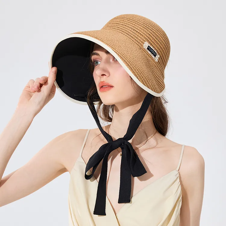 Fancet Studios Cellulose Material Sun Protection Hats Women's-2