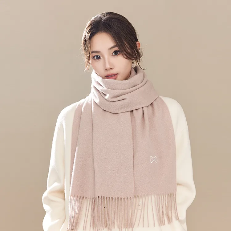 Fancet Studios Sheep Wool Knit Scarves Women's-2