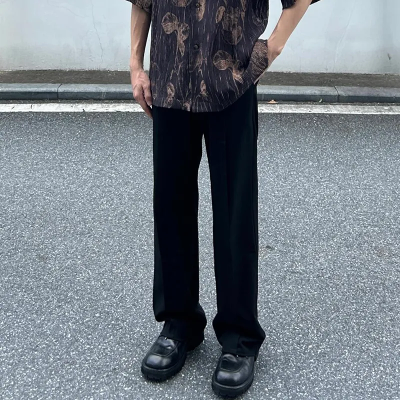 TEN MIRO Casual Pants Unisex Black-2