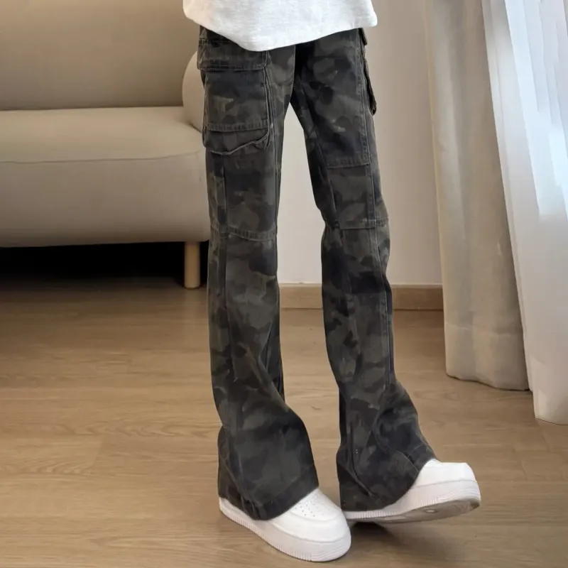 TEN MIRO Jeans Unisex Camouflage-2