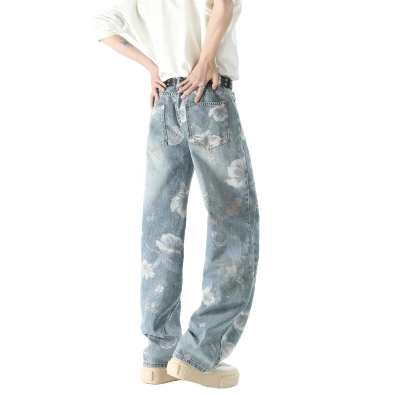 TEN MIRO Jeans Unisex Light Blue-1