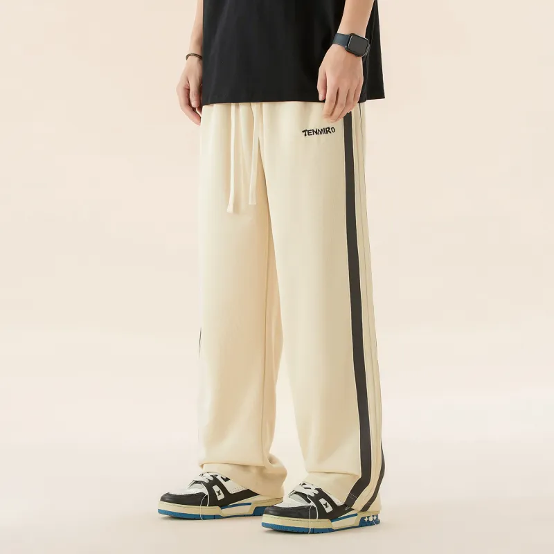 TEN MIRO Casual Pants Unisex Khaki-2