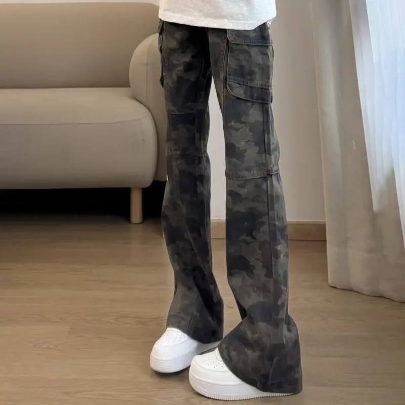 TEN MIRO Jeans Unisex Camouflage-5