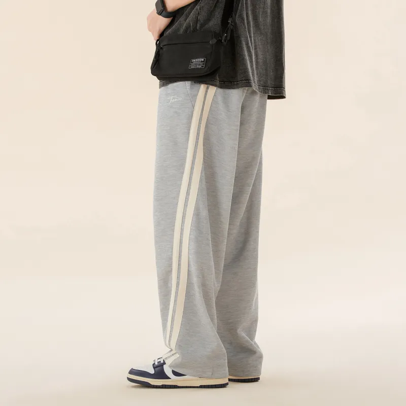 TEN MIRO Casual Pants Unisex Heather Gray-6