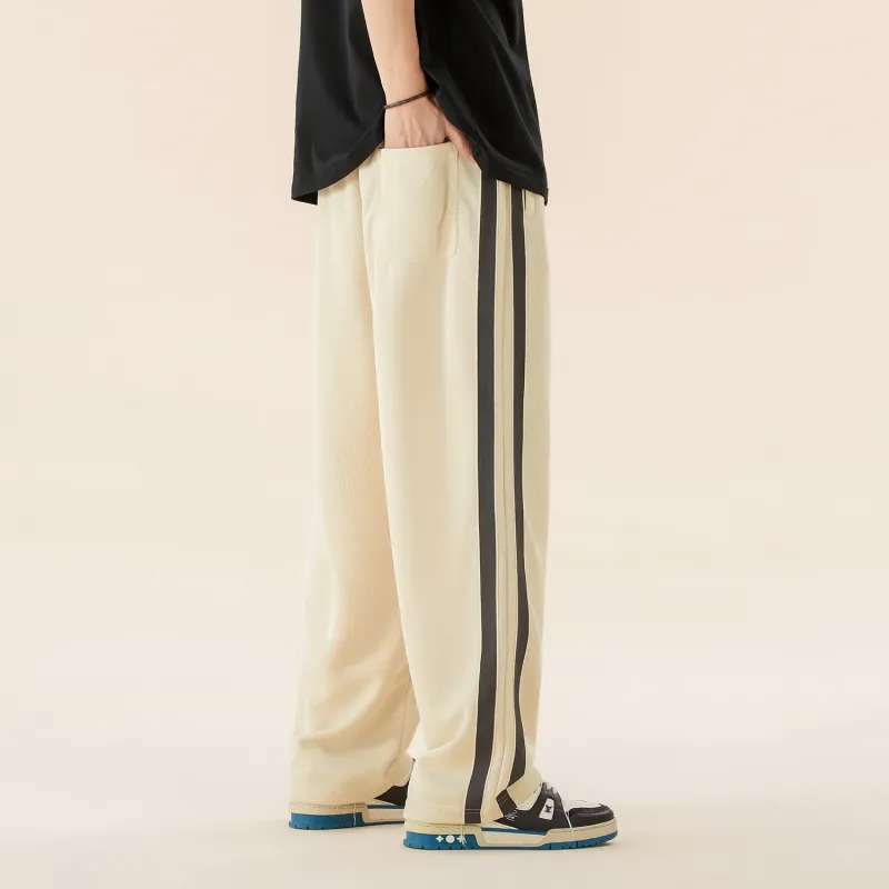 TEN MIRO Casual Pants Unisex Khaki-3