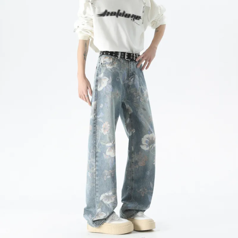 TEN MIRO Jeans Unisex Light Blue-4