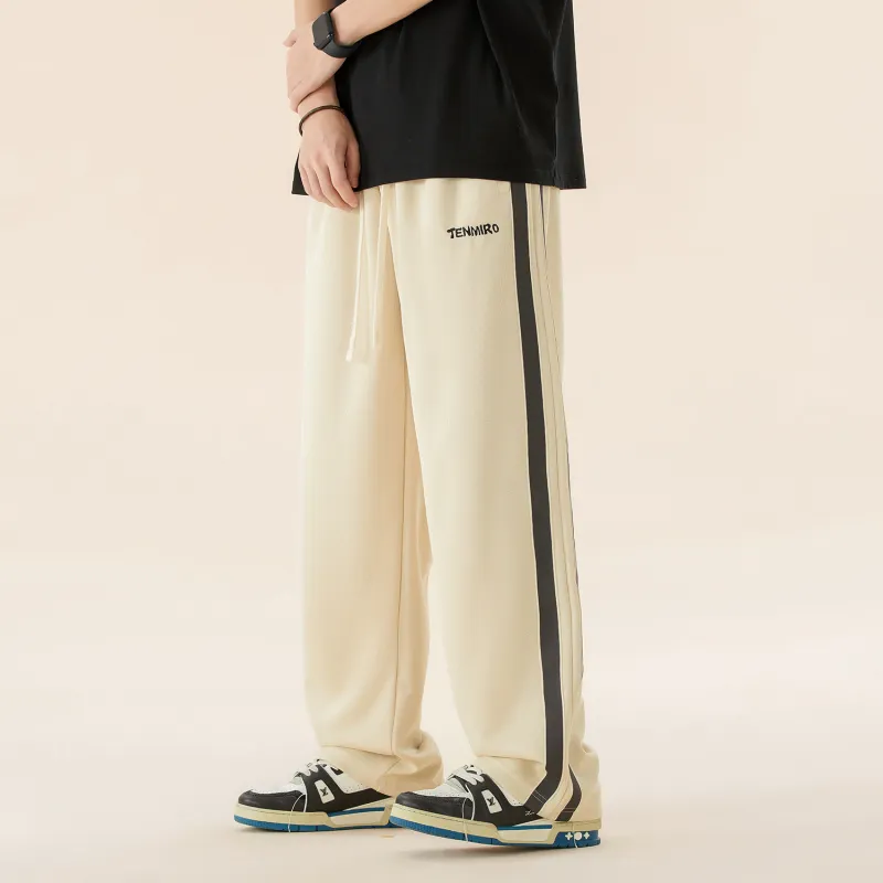TEN MIRO Casual Pants Unisex Khaki-4