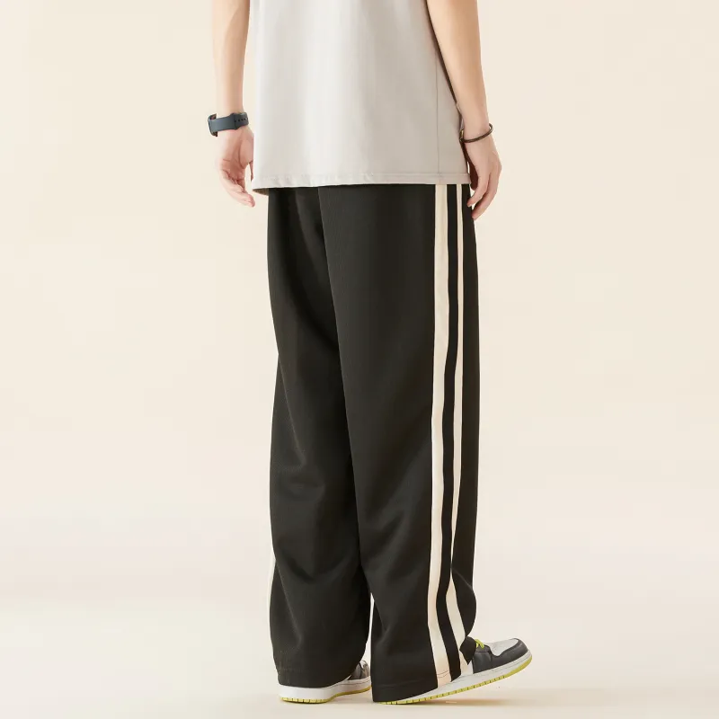 TEN MIRO Casual Pants Unisex Black-5