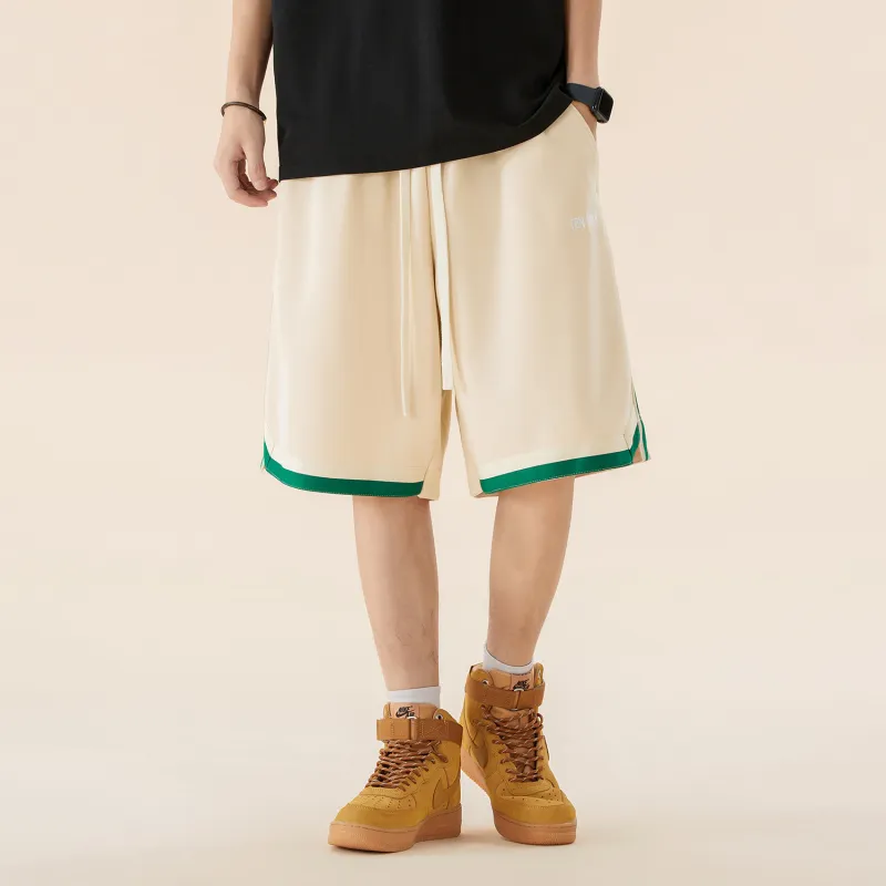 TEN MIRO Casual Shorts Unisex Khaki-2