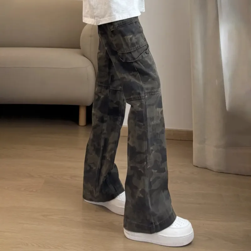 TEN MIRO Jeans Unisex Camouflage-3