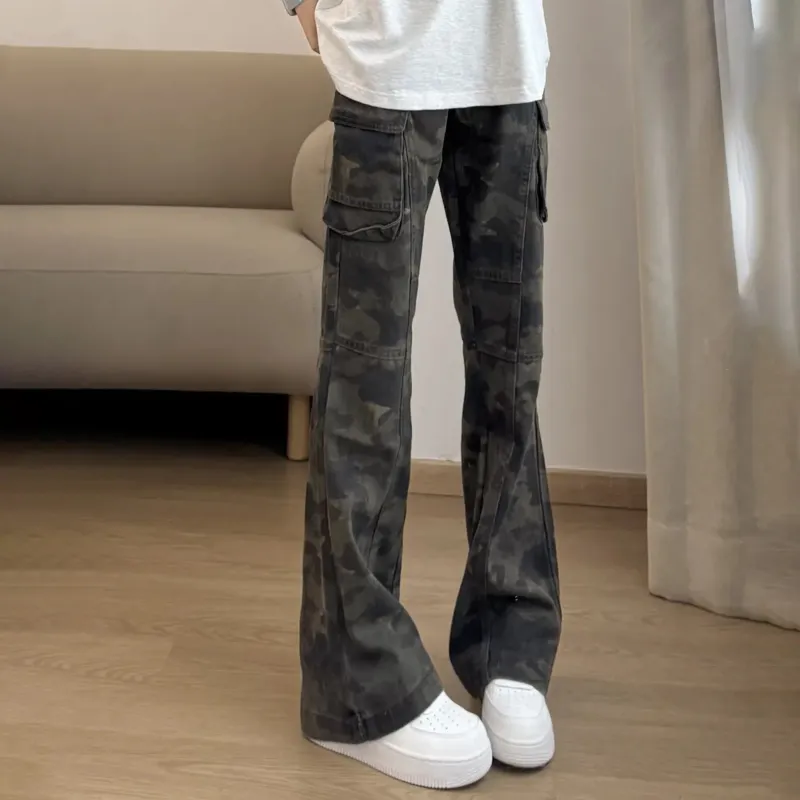 TEN MIRO Jeans Unisex Camouflage-4