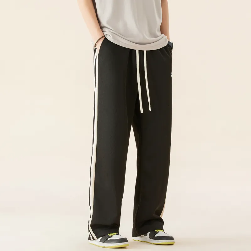 TEN MIRO Casual Pants Unisex Black-6