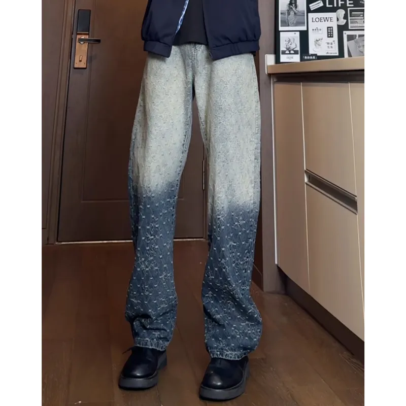 TEN MIRO Jeans Unisex Vintage Blue-4
