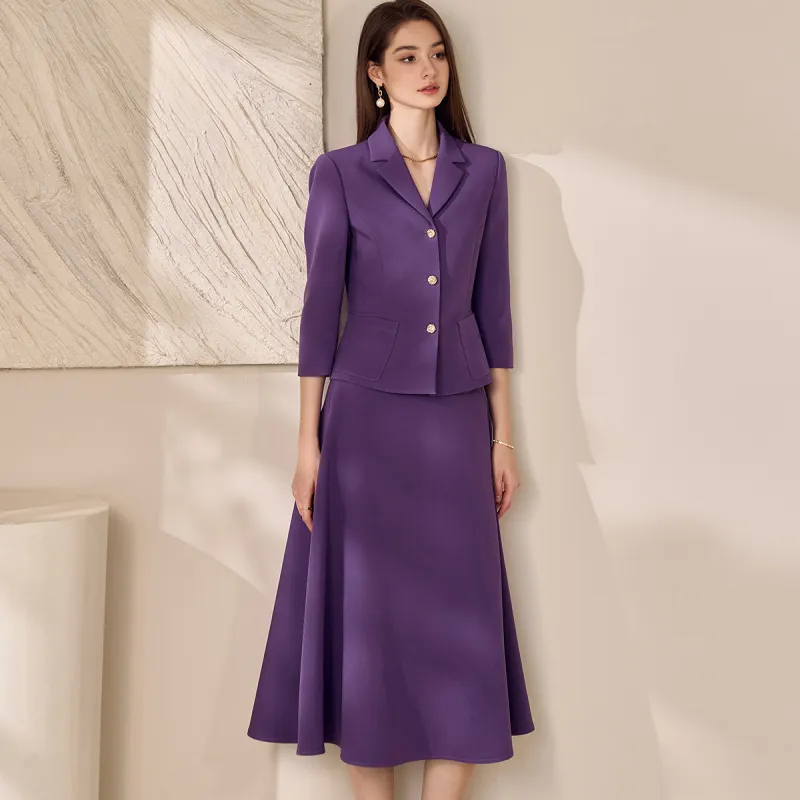 ROEYSHOUSE Skirt Set Women's Purple-5