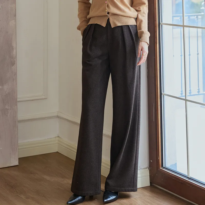 ROEYSHOUSE Casual Pants Women's Dark Coffee-2