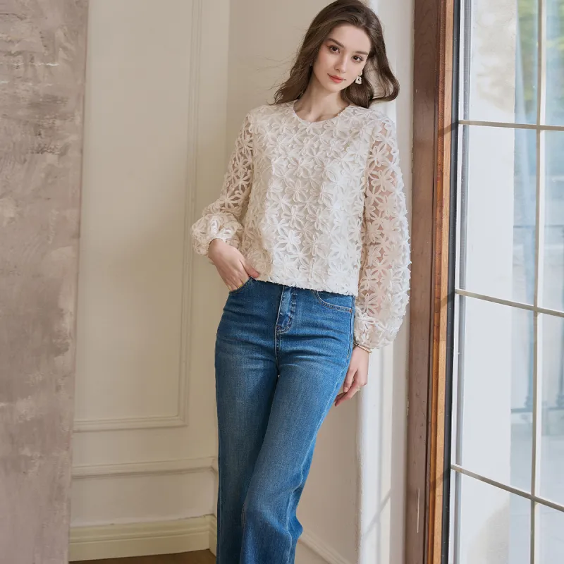ROEYSHOUSE Shirt Women's Apricot-5