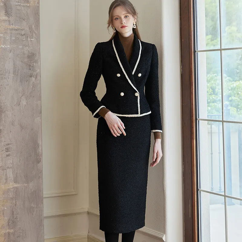 ROEYSHOUSE Skirt Set Women's Black-2