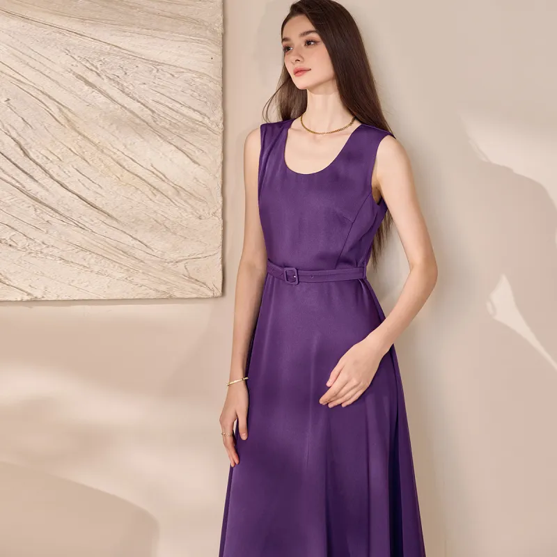 ROEYSHOUSE Sleeveless Dress Women's Purple-3