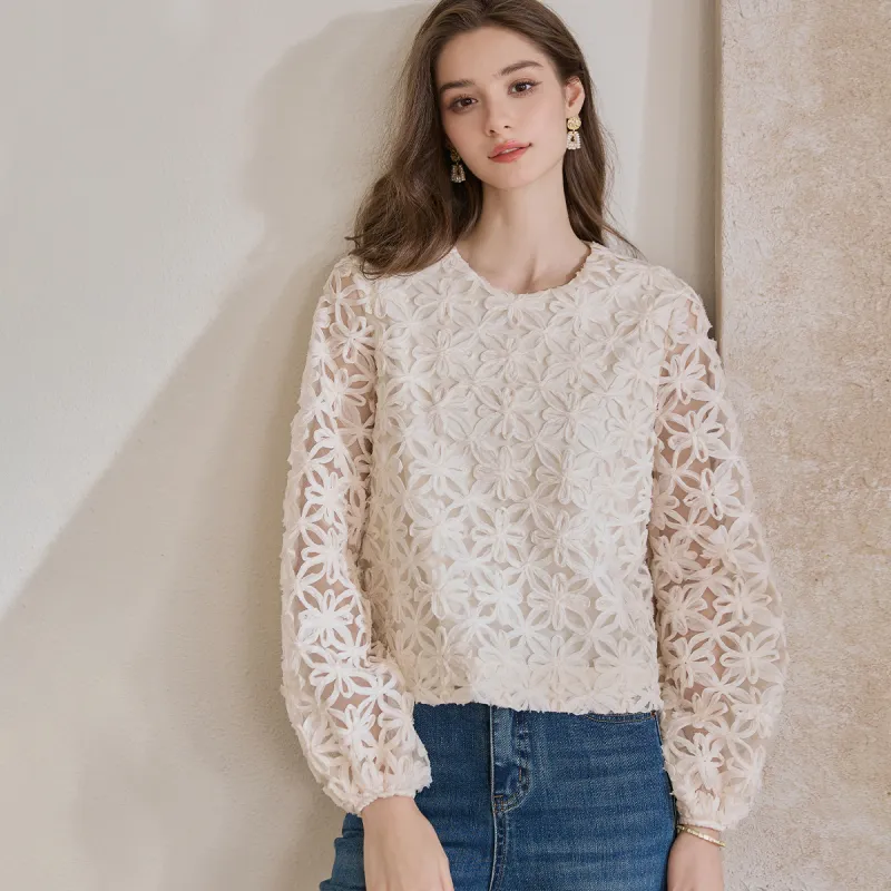 ROEYSHOUSE Shirt Women's Apricot-3