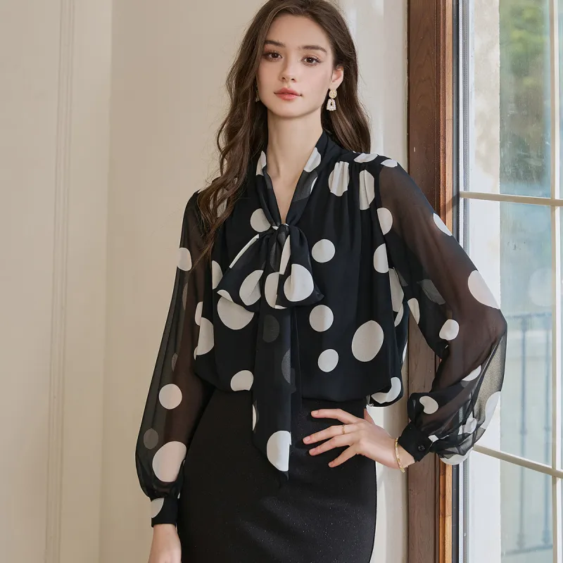 ROEYSHOUSE Shirt Women's Polka Dot-2