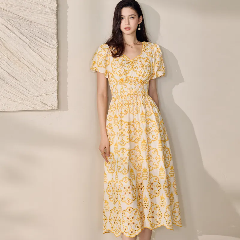 ROEYSHOUSE Short Sleeved Dress Women's-2