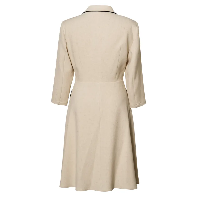 ROEYSHOUSE Long-Sleeved Dresses Women's Apricot-1