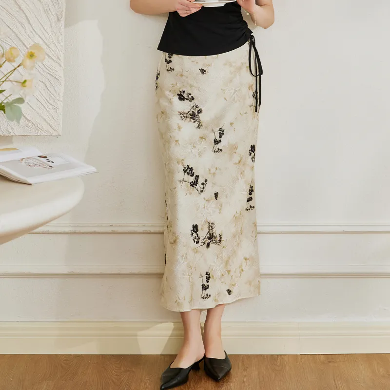ROEYSHOUSE Casual Long Skirts Women's Multicolor-3