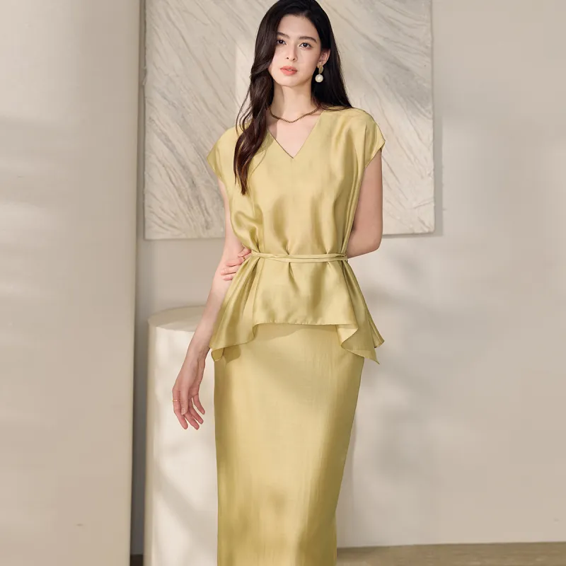 ROEYSHOUSE Two Piece Skirt Sets Women's-3
