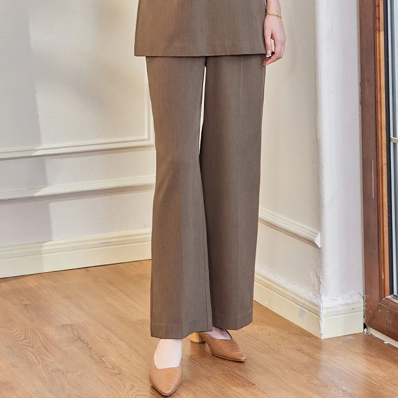 ROEYSHOUSE FW24 Casual Suit Women's Coffee-5