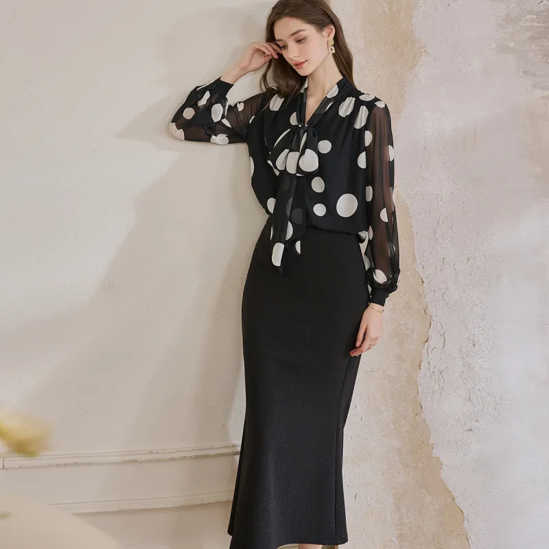 ROEYSHOUSE Shirt Women's Polka Dot-4