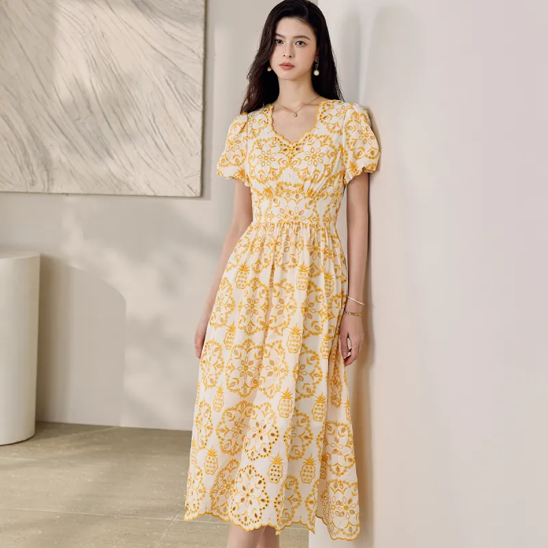 ROEYSHOUSE Short Sleeved Dress Women's-1
