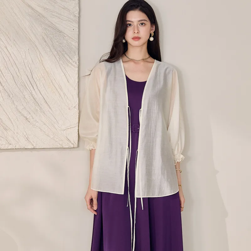ROEYSHOUSE Shirts Women's Apricot-3