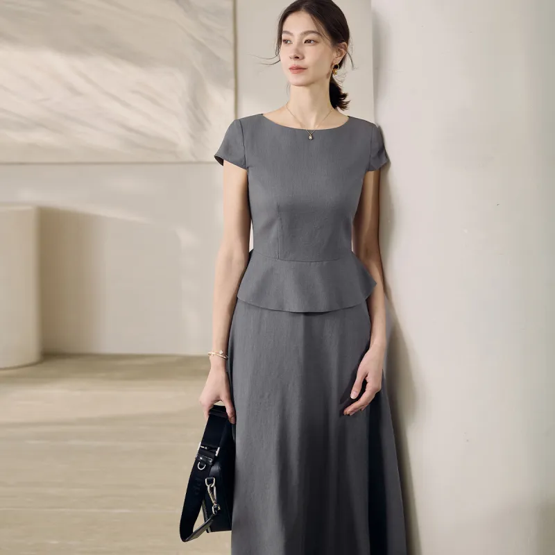 ROEYSHOUSE Skirt Set Women's Gray-4