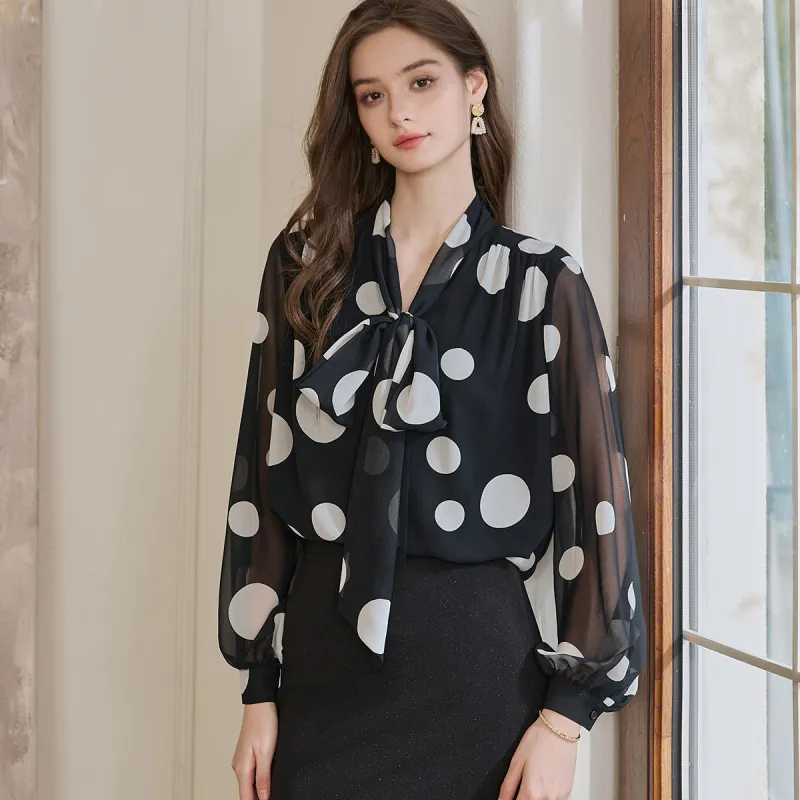 ROEYSHOUSE Shirt Women's Polka Dot-3