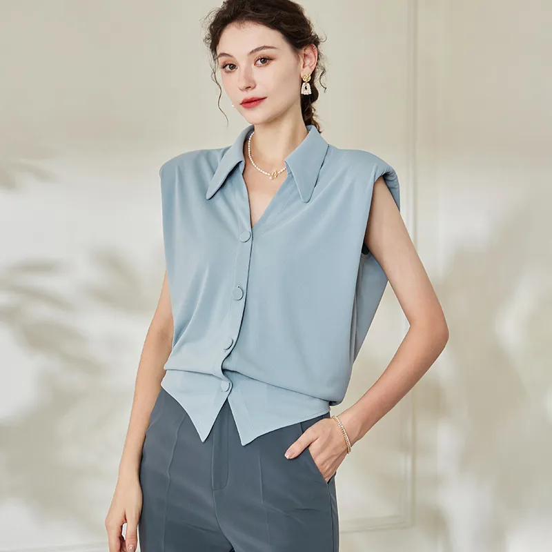 ROEYSHOUSE Shirt Women's Light Blue-2