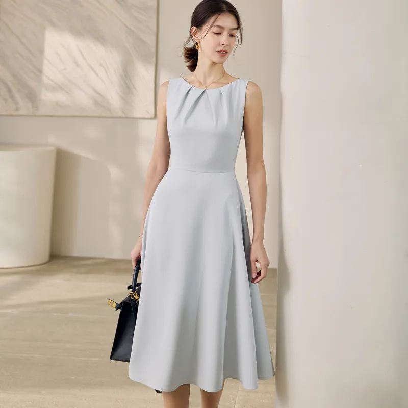 ROEYSHOUSE Sleeveless Dress Women's Light Blue-5