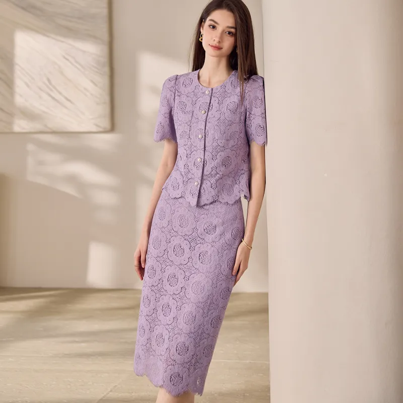 ROEYSHOUSE Two Piece Skirt Sets Women's-5