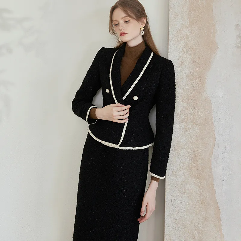 ROEYSHOUSE Skirt Set Women's Black-3