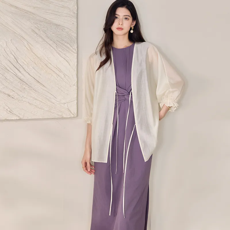 ROEYSHOUSE Sleeveless Dress Women's Purple-5