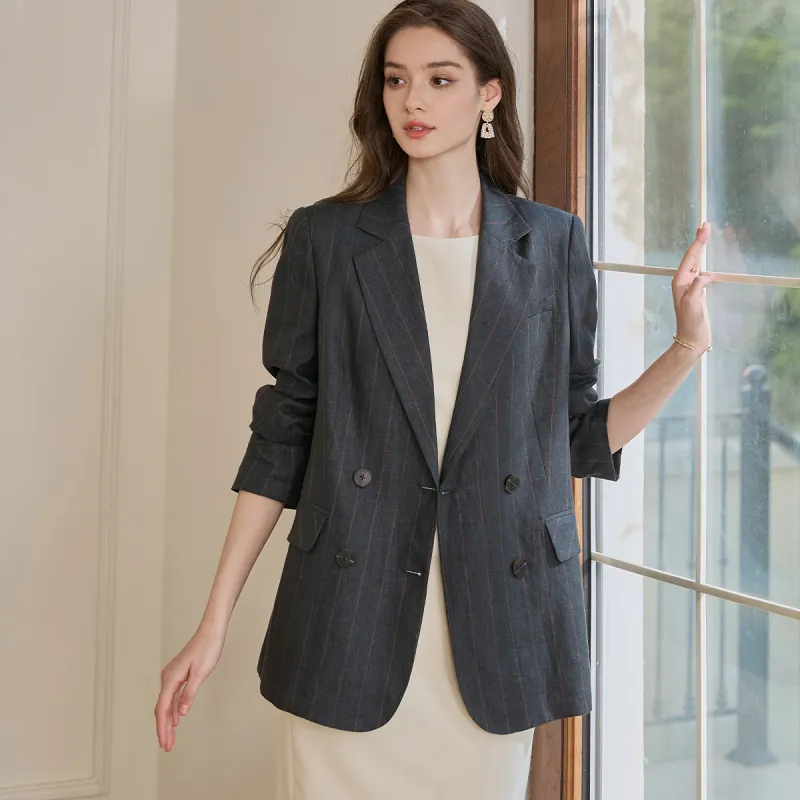 ROEYSHOUSE Business Suit Women's Stripes-3