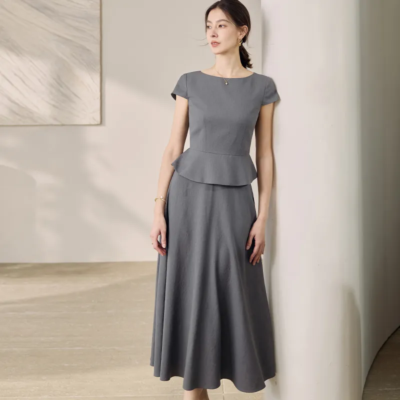 ROEYSHOUSE Skirt Set Women's Gray-6