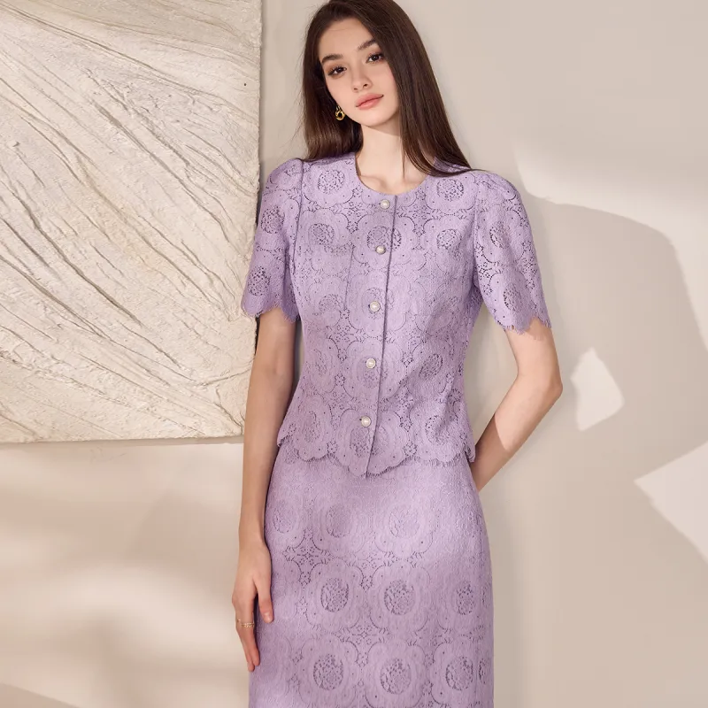 ROEYSHOUSE Two Piece Skirt Sets Women's-4