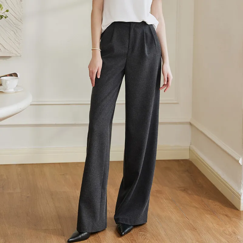 ROEYSHOUSE Casual Pants Women's Dark Gray-2