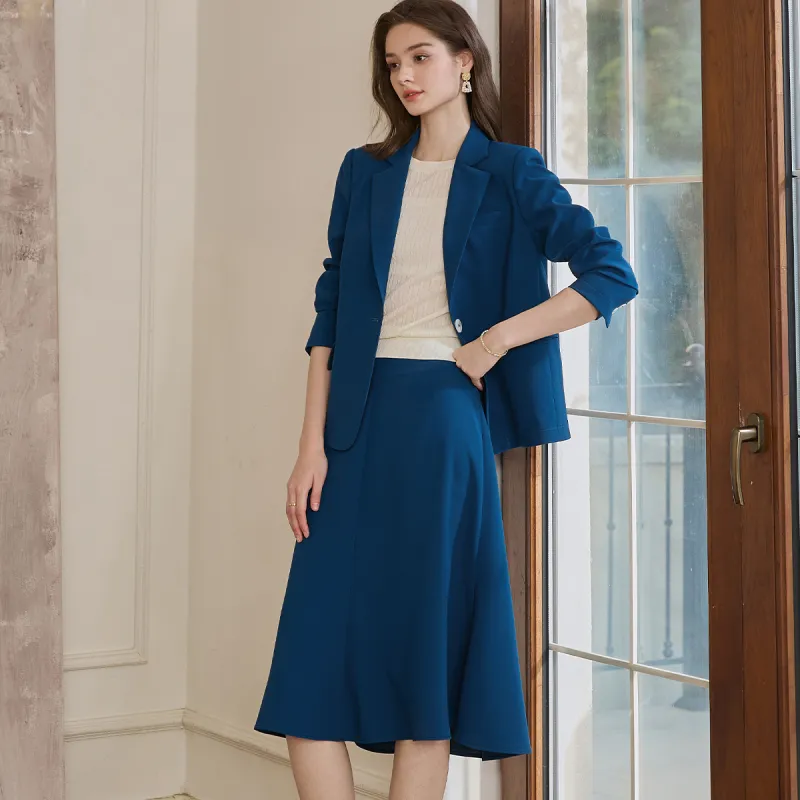ROEYSHOUSE Skirt Set Women's Blue-3