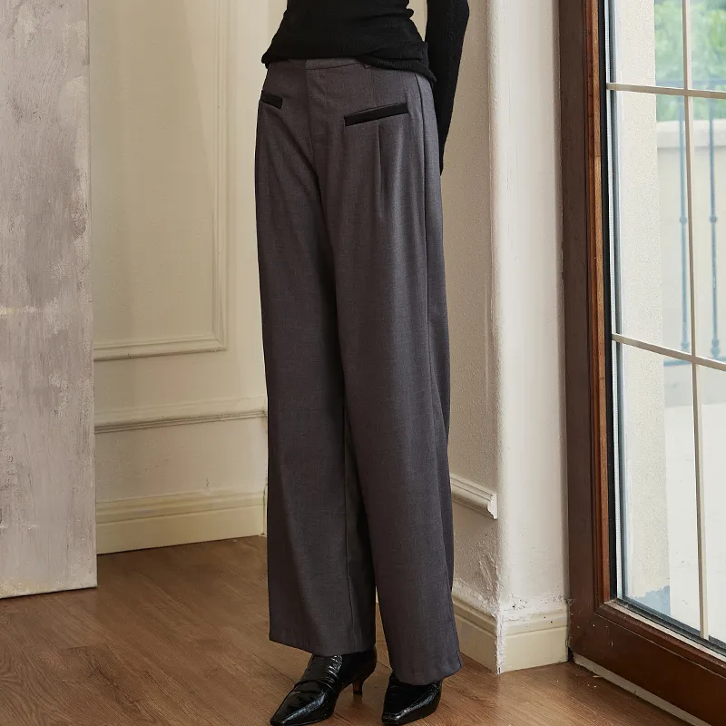 ROEYSHOUSE Casual Pants Women's Gray-3