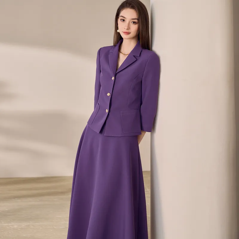 ROEYSHOUSE Skirt Set Women's Purple-4