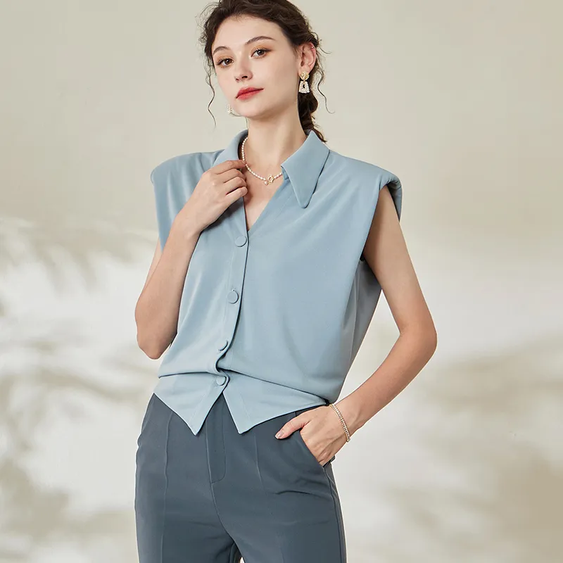 ROEYSHOUSE Shirt Women's Light Blue-3