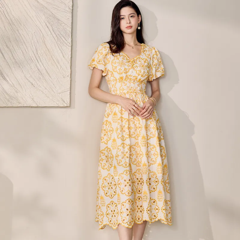 ROEYSHOUSE Short Sleeved Dress Women's-3